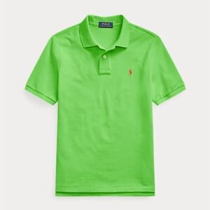 Polo by Ralph Lauren Cruise Lime Classic Fit Mesh Polo Shirt Size Large 5 0270